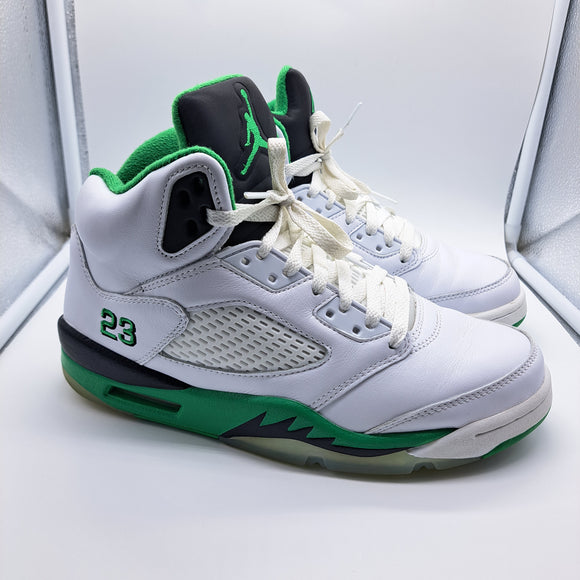 Jordan 5 Lucky Green - size 9.5w