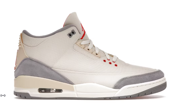 Jordan 3 Muslin - size  9