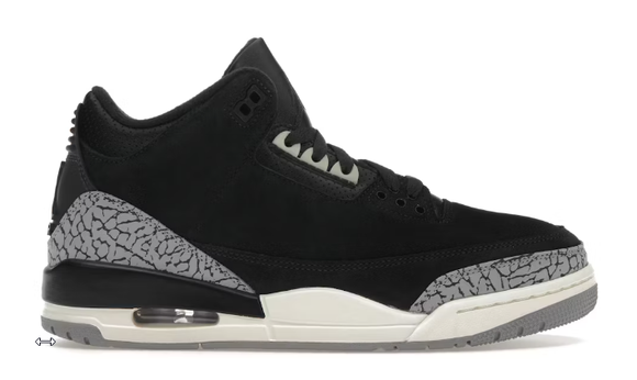 Jordan 3 Off Noir - size  7w