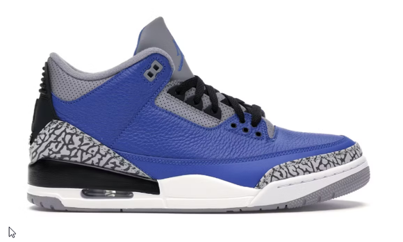 Jordan 3 Varsity Royal - size  12