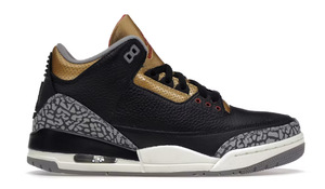 Jordan 3 Black Cement Gold - size  7w
