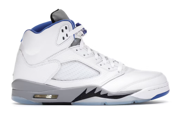 Jordan 5 White Stealth - size  10