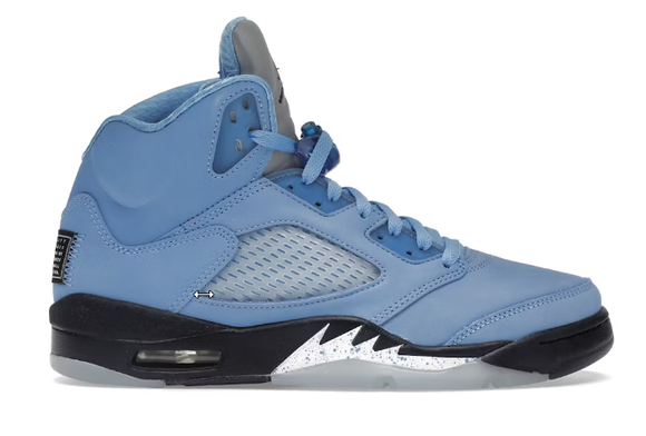 Jordan 5 UNC - size  9.5