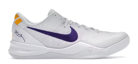 Kobe 8 Protro Lakers Home - size  10
