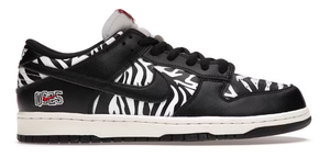 Nike SB Dunk Low Quartersnacks Zebra - size  11
