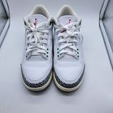 Jordan 3 Lucky Green - size 8.5w