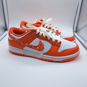 Nike Dunk Low Paisley Pack Orange - size 9w