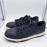 Nike Dunk Low Black Canvas - size 8.5