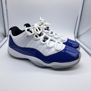 Jordan 11 Low White Concord - size 9.5w