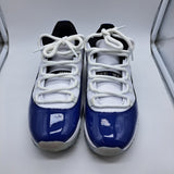 Jordan 11 Low White Concord - size 9.5w