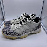 Jordan 11 Low Snake Light Bone - size 11