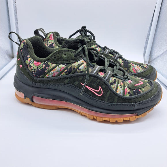 Nike Air Max 98 Floral Sequoia - size 9w