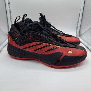 Adidas Dame 9 BAPE Black Red - size 10