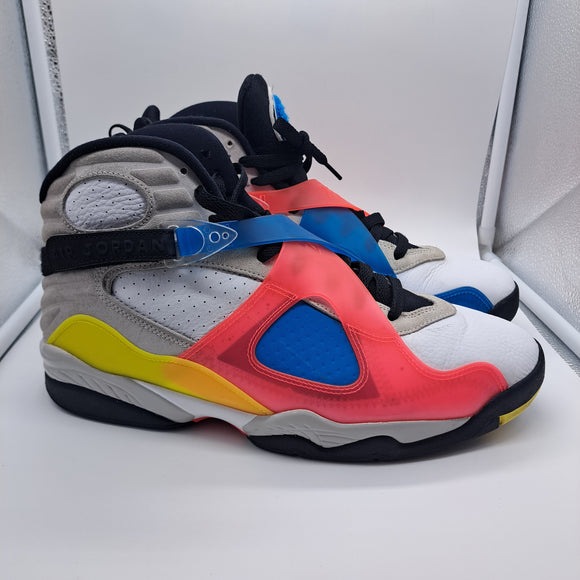 Jordan 8  White Multicolored - size 11