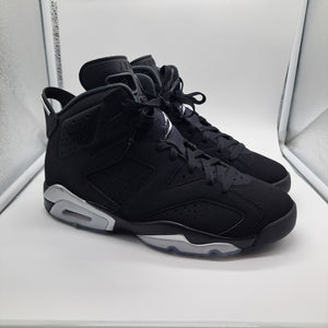 Jordan 6 Chrome Black - size 9