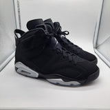 Jordan 6 Chrome Black - size 9