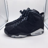 Jordan 6 Chrome Black - size 9