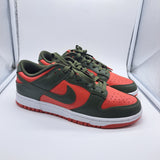 Nike Dunk Low Mystic Red Cargo Khaki - size 10.5