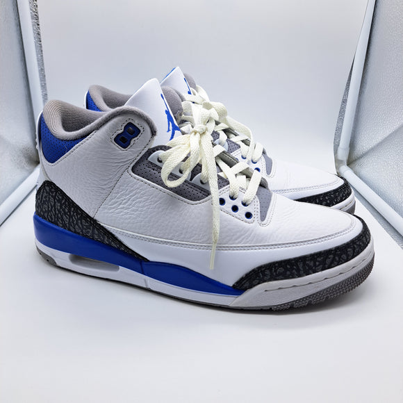 Jordan 3 Racer Blue - size 9.5