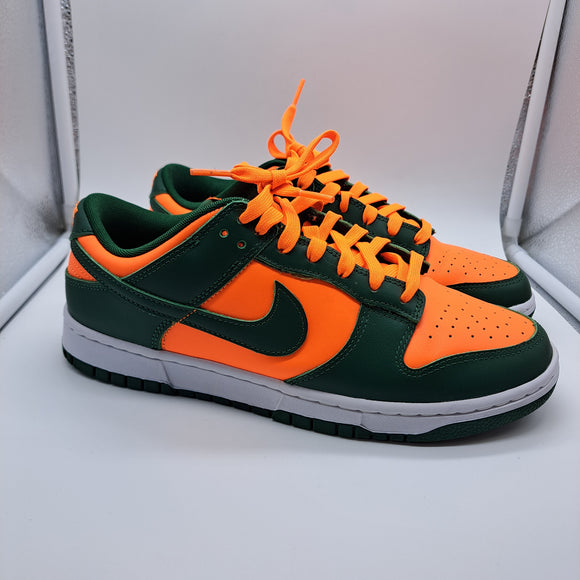 Nike Dunk Low Miami Hurricanes - size 9