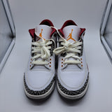 Jordan 3 Cardinal Red - size 7