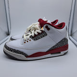 Jordan 3 Cardinal Red - size 7