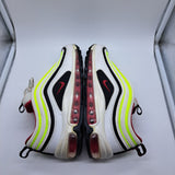 Nike Air Max 97 White Pink Black Volt - size 7y