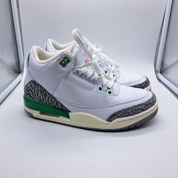 Jordan 3 Lucky Green - size 7w