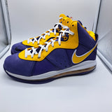 LeBron 8 Lakers - size 10.5