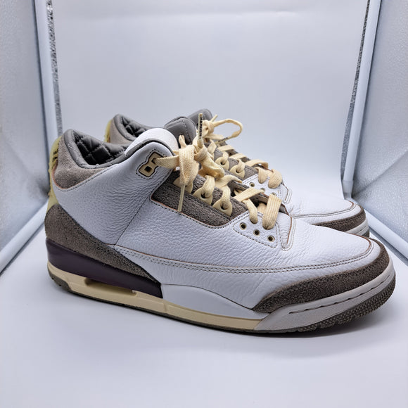 Jordan 3 A Ma Maniere White - size 12w