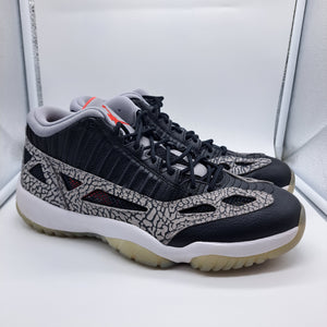 Jordan 11 Low IE Black Cement - size 11.5