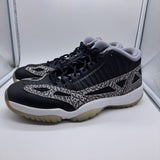 Jordan 11 Low IE Black Cement - size 11.5