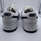 Nike Dunk Low White Midnight Navy - size 10