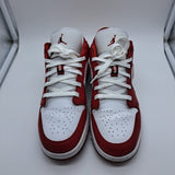 Jordan 1 Low Gym Red White - size 6.5y