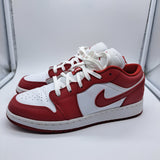 Jordan 1 Low Gym Red White - size 6.5y