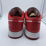 Jordan 1 Low Gym Red White - size 6.5y