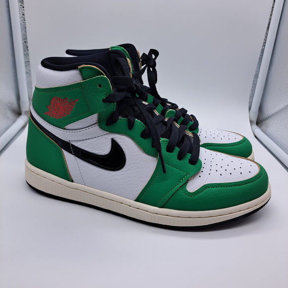 Jordan 1 Lucky Green - size 9.5w