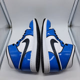 Jordan 1 Mid Signal Blue - size 11.5