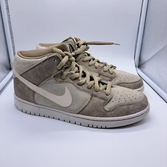 Nike SB Dunk Mid Khaki (2012) - size 9.5