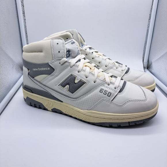 New Balance 650 Aime Leon Dore White Grey - size 11.5