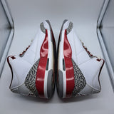 Jordan 3 Cardinal Red - size 10.5