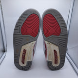 Jordan 3 Cardinal Red - size 10.5