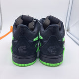 Off-White Rubber Dunk Green Strike - size 6