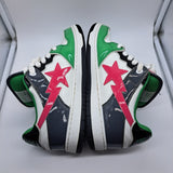 Bape Sk8 Sta #2 M1 Green Multi - size 10