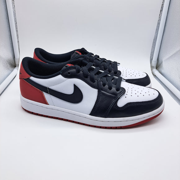 Jordan 1 Low Black Toe - size 8.5
