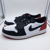 Jordan 1 Low Black Toe - size 8.5