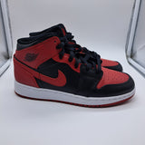 Jordan 1 Mid Banned Red (2020) - size 6y