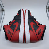 Jordan 1 Mid Banned Red (2020) - size 6y