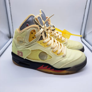 Jordan 5 Off-White Sail - size 7