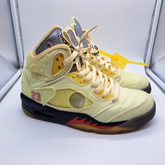 Jordan 5 Off-White Sail - size 7